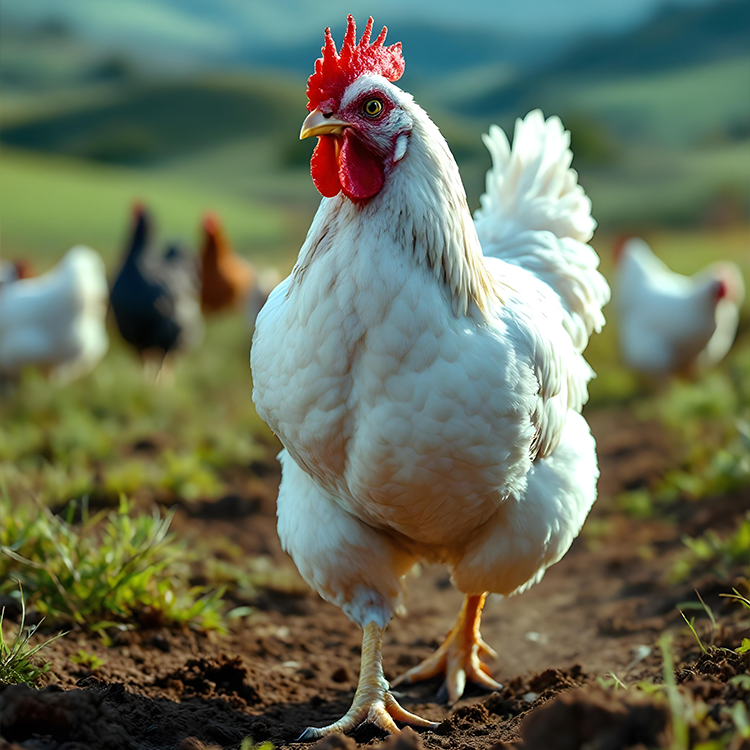 Dekalb White hens at A2 Farms